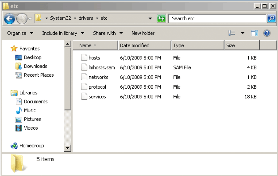 Windows System32 System Config Vista