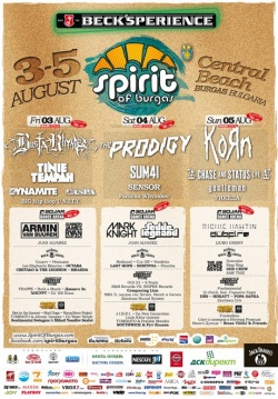 Spirit of Burgas year 2012 bands agenda for 3 days list picture
