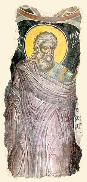 .  .   . 1535-46 .       . Prophet Ezekiel, Theophanis the Cretan, Pantokrator Monastery. : culture.gr