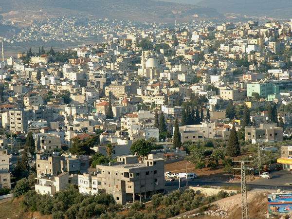 Kafr Kanna, haGalil, كفر كنّا : منظر عام- един от градовете, който вероятно е библейската Кана Галилейска