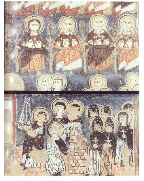 Св.ап. Петър отваря вратите на Рая. Иконопис от манастира Св. Мойсей Египетски (Deir Mar Musa al-Habashi) край Nebk, Сирия