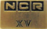 NCR 15 years of service pin