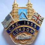 Insigne CPC NATIONAL LONDON 1955