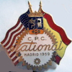 Insigne CPC NATIONAL MADRID 1959