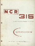 NCR 315 Programming