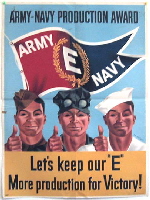 Army-Navy E Poster