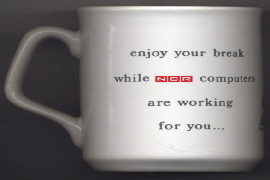 NCR Mug, presented by Francis Baudoux