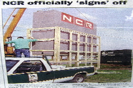 NCR Signs Off