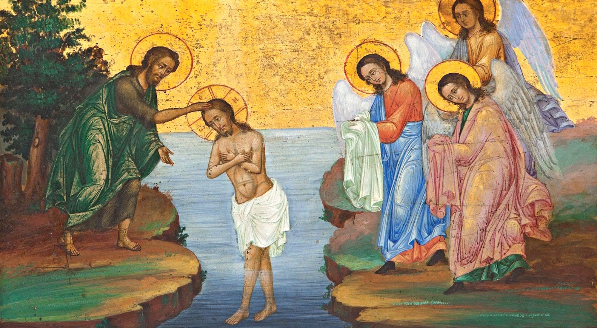 Beautiful-orthodox-christian-icon-Theophany-Epipihany-Baptismal-of-Christ