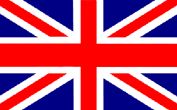 Saint George Cross on England's national flag