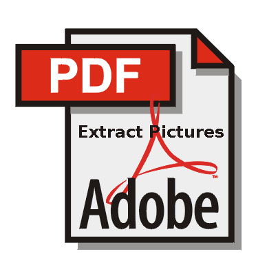 extract only pictures / ( images ) from PDF / PDF save only images