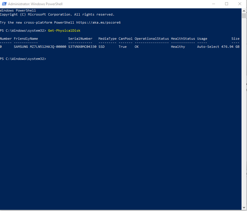 PowerShell-Get-PhysicalDisk-command-print-exact-SSD-type-attached-to-a-Windows-computer
