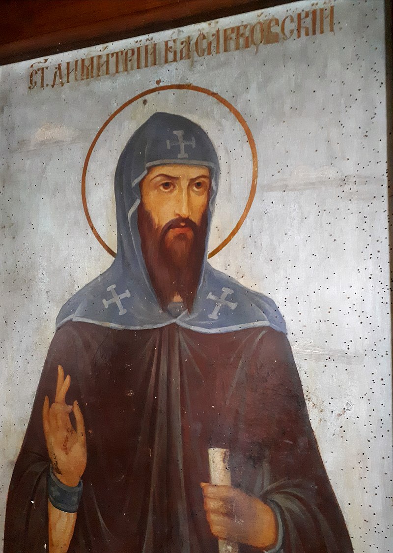 Saint-Dimitrij-of-Basarbovo-Monastery-his-monastery-near-Ruse-wall-painting