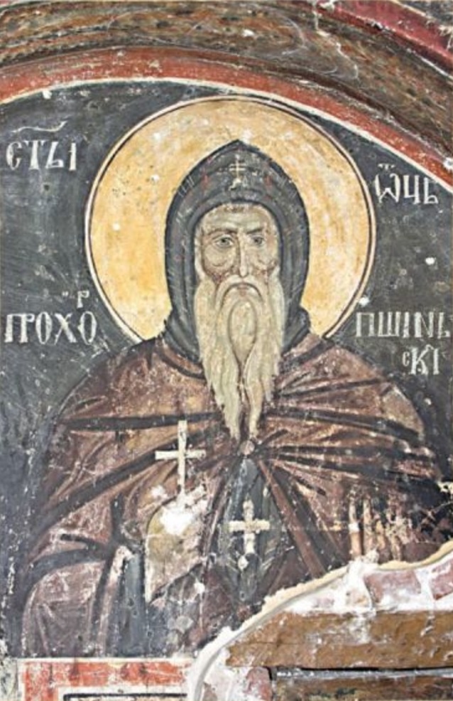 Saint_Prohor_Pchinski_Fresco-Byzantine-Empire-icon
