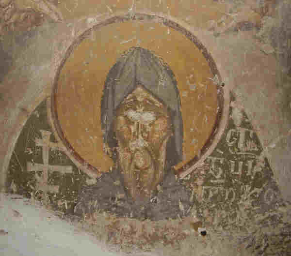 Saint_Prohor_Pshinski-XV-century-wall-painting-icon-Kyustendil-Bulgaria
