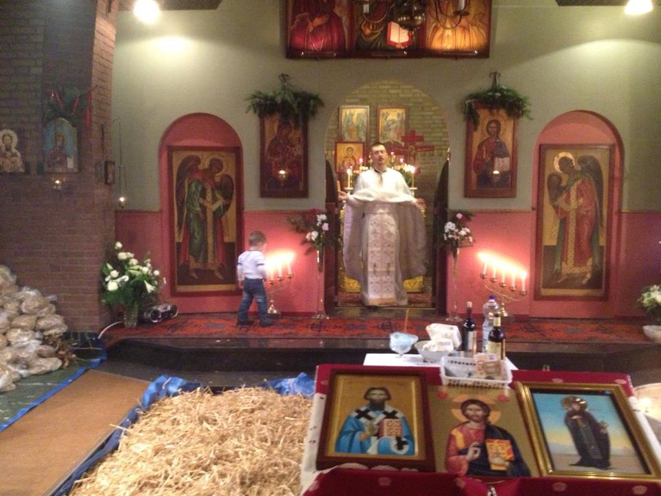 Saint Savva Nijmegen Serbian Orthodox Church Bojic Badni dan Rojdestvo Hristovo Nativity