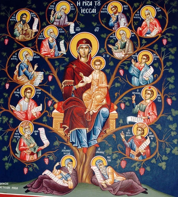 The-Mother-of-God-Theotokos-the-Tree-of-saints