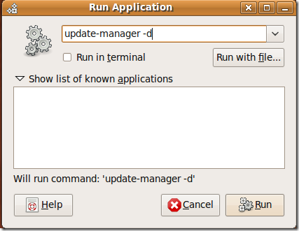 Update Manager Ubuntu