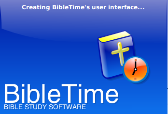 Libletime Holy Bible read in KDE Linux reading tool launch screen