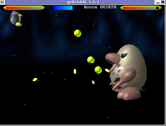 Geki3 Level boss Debian Linux Screenshot
