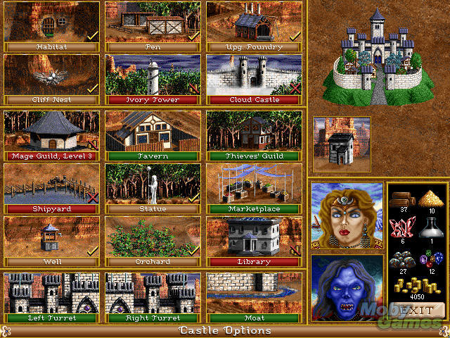 heroes-of-might-and-magic-ii-the-succession-wars-wizard-castle-building-options-screenshot