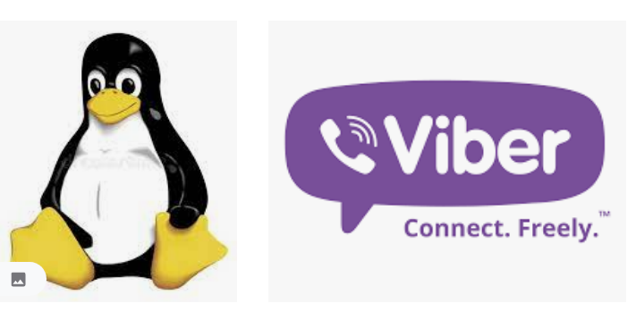 how-to-install-and-use-viber-on-gnu-linux-desktop-viber-logo-tux-for-audio-video-communication-with-nonfree-world