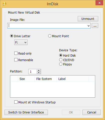 imdisk-gui-interface-ms-windows-screenshot
