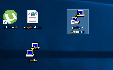 putty-shortcut-screenshot-windows