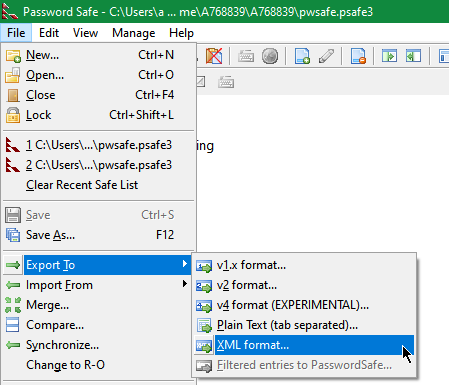 pwsafe.screenshot-export-password-psafe3