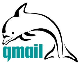 Qmail redirect mail box to another one with .Qmail file dolphin artistic logo