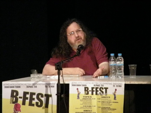 Richard Stallman on a Free Software Conference