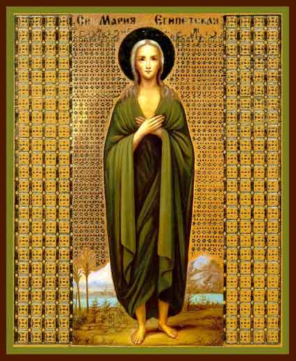 Saint Mary of Egypt Orthodox Icon