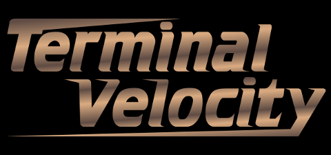 Terminal Velocity Game title logo dosbox Debian Linux