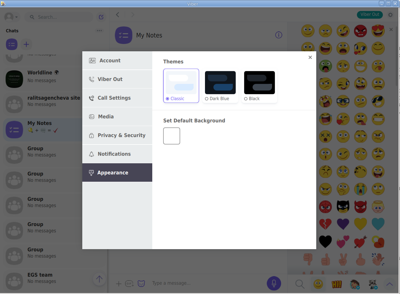 viber-appearance-menu-screenshot-linux